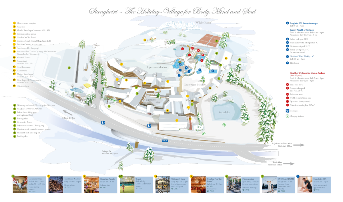 Stanglwirt site plan