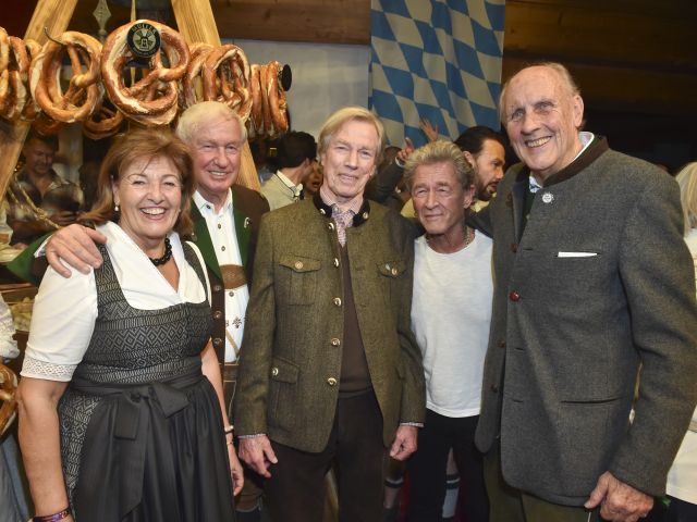 Magdalena und Balthasar Hauser, Leopold Prinz von Bayern, Peter Maffay und Hans-Joachim Stuck