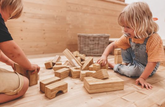 Wooden toys without plastic